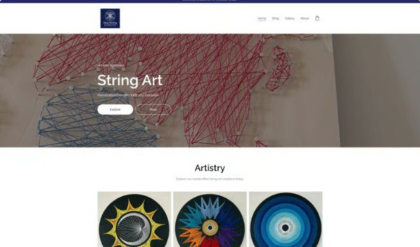 Screenshot of String Art Shop